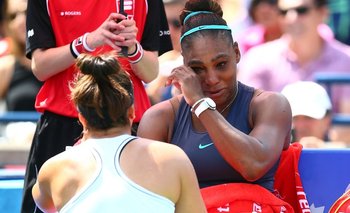 Bianca Andreescu fue a contener a Serena Williams