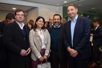 Jorge Cuneo, Silvia Gularte, Javier Rodríguez y Alejandro Fresengo