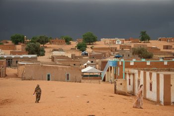 Imagen de Mauritania, ubicada al noroeste de África. (Archivo)