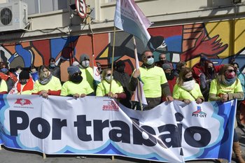 Movilización de la Federación Uruguaya de la Salud