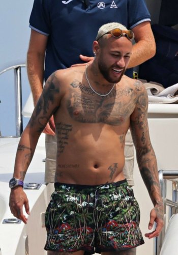Neymar de vacaciones