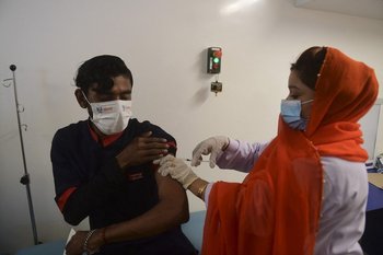 Vacunatorio pakistaní