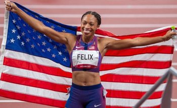 Felix es la mujer que más medallas ha ganado sobre la pista en la historia olímpica