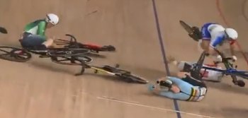 La caída aparatosa de seis ciclistas en el final de los Juegos Olímpicos de Tokyo 2020