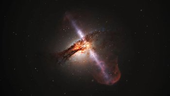 En el corazón de la rueda cósmica se encuentra el agujero negro supermasivo