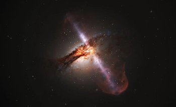En el corazón de la rueda cósmica se encuentra el agujero negro supermasivo