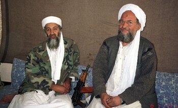Ayman al-Zawahiri y Osama Bin Laden.