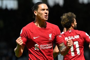 Darwin Núñez vive su primera temporada en Liverpool