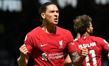 Darwin Núñez vive su primera temporada en Liverpool