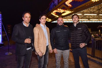 Mario y Geronimo Fontes, Gabriel Derregibus y Santiago Fontes