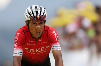 Nairo Quintana el en el Tour 2022