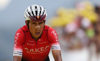Nairo Quintana el en el Tour 2022