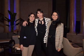 Fiorella Martin, Leticia Fernández y Tatiana Cortazzo
