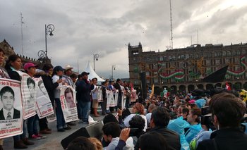 Marcha en Ayotzinapa (archivo)
