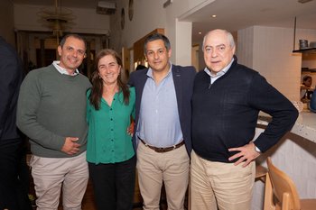 Fernando Bique, María de la Paz Arocena, Marcelo Bellomusto y Luis Layerle