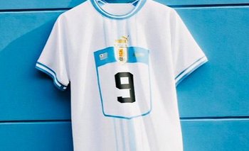 La camiseta de Uruguay que presentó Puma