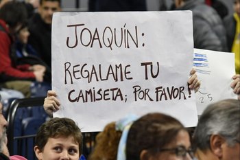El pedido de camiseta para Joaquín Rodríguez