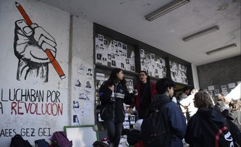Ocupación de estudiantes en el Liceo Zorrilla el 30 de agosto