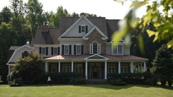 La casa donde supuestamente vive Oleg Smolenkov y su familia en Stafford, Virginia, Estados Unidos.