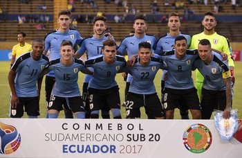 El equipo de Uruguay que se coronó campeón en Quito 2017