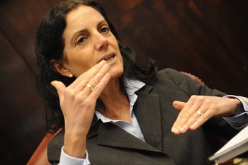 Foto de archivo. Azucena Arbeleche, ministra de Economía y Finanzas