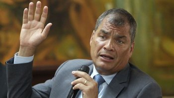 Archivo. El expresidente de Ecuador, Rafael Correa