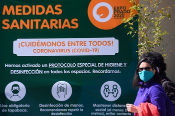 Foto de archivo, 2020. La Expo Prado exige a artistas que tengan dos dosis de la vacuna contra el covid y también se le exigirá al público en general para su ingreso