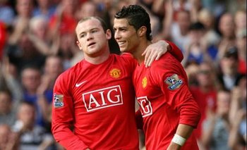 Rooney y Ronaldo