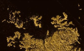 Ligeia Mare en Titán. 