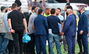Brasil-Argentina se suspendió apenas iniciado el encuentro