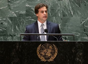 Lacalle Pou en la Asamblea General de la ONU en 2021