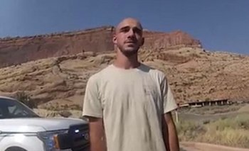 Una imagen de Laundrie en el video tomado por el Departamento de policía de la ciudad de Moab