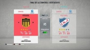 Nacional y Peñarol en FIFA 22
