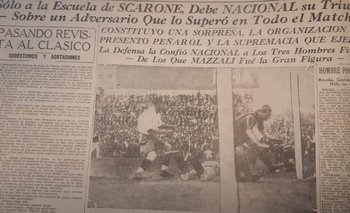 La portada del diario El País del 14 de octubre de 1929 demuestra que Peñarol mereció ganarle a Nacional