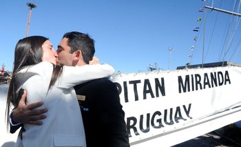20220905 - Llegada del Capitán Miranda a Uruguay