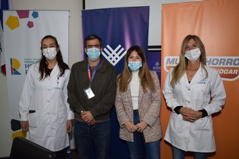 Virginia Longo, Enrique Herrera, Ximena Quintas y Loreley García