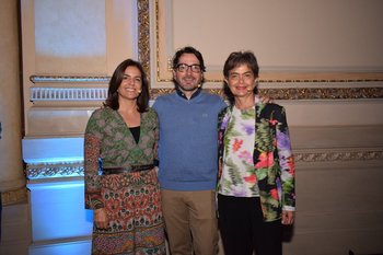 Ana Inés Echavarren, Facundo Garretón y María Eugenia Estenssoro