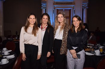 Cecilia Rego, Ana Inés Alfaro, Francesca Magno y Cecilia Ricciardi