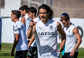 Edinson Cavani busca su primer gol en LaLiga
