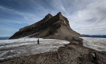 El paso se encuentra a unos 2.800 metros de altura en los Alpes