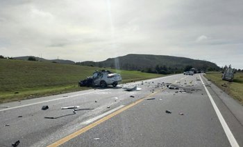 El accidente ocurrió en el kilómetro 110 de la ruta 8