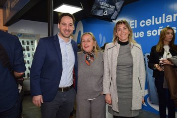 Gustavo Malachowski, María Noel Orellano y Agustina Zunino