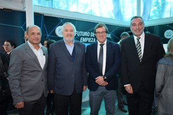 Enrique López Castilla, Lorenzo Paradel, Raúl Onetto y Alberto Panetta
