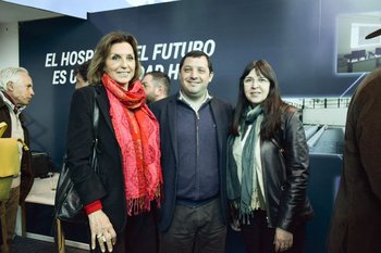 Patricia Fernández, Agustin Ferreira y Silvia Dutreni