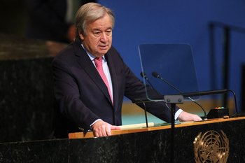 Antonio Guterres, titular de la Organización de las Naciones Unidas