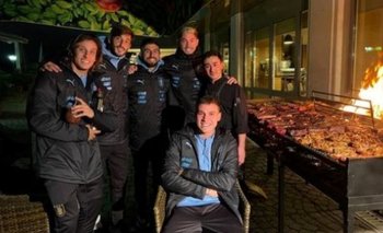 Federico Valverde compartió una foto de un asado en Viena junto a Agustín Canobbio, Manuel Ugarte, Matías Viña y Diego Rossi