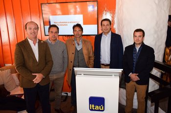 Agustín Tafernaberry, Javier Albiñana, Diego Lapuente, José Zerbino y Luis Bordaberry 
