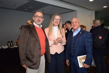 Mario Cattivelli, Helga Rigeltaube y Daniel Pomiés