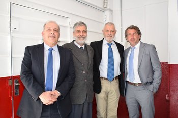 Fernándo Gómez, Gonzalo Blasina, Jorge Remersaro y José Guerrero