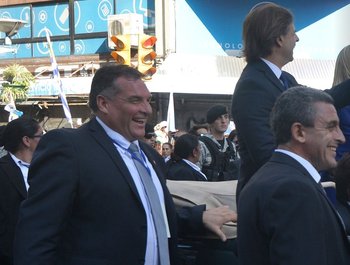 Alejandro Astesiano en asunción presidencial
